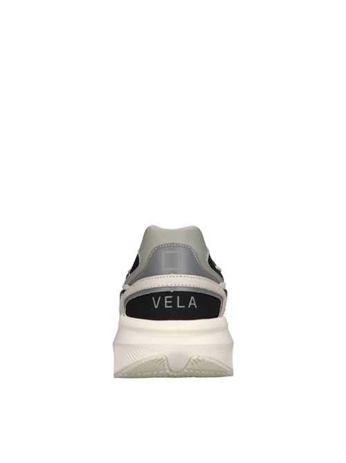 Sneakers in pelle e tessuto D.A.T.E. | VELA HYBRIDBLU